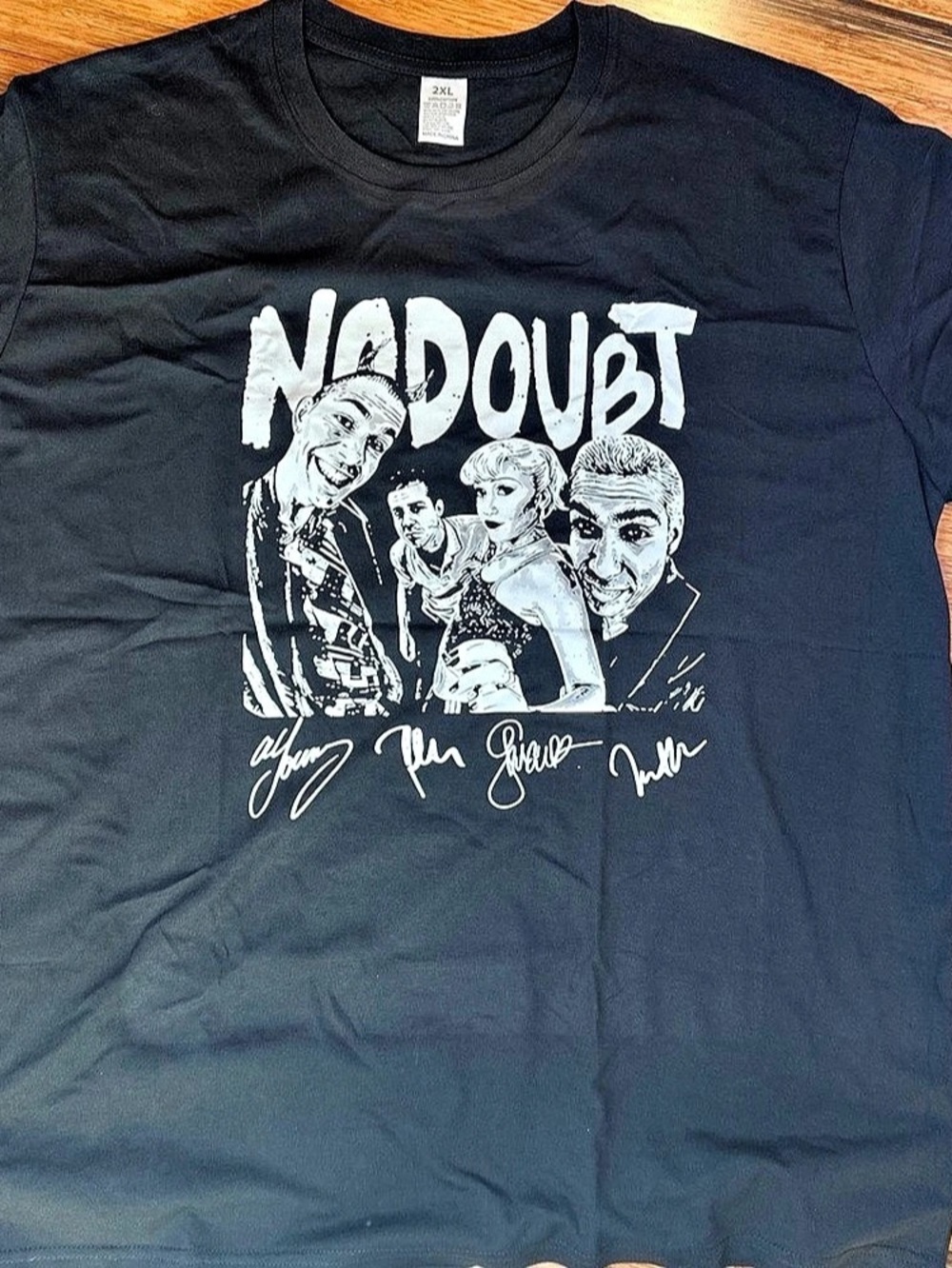 No Doubt graphic tee Graphic Band Tee Black 2XL Like New